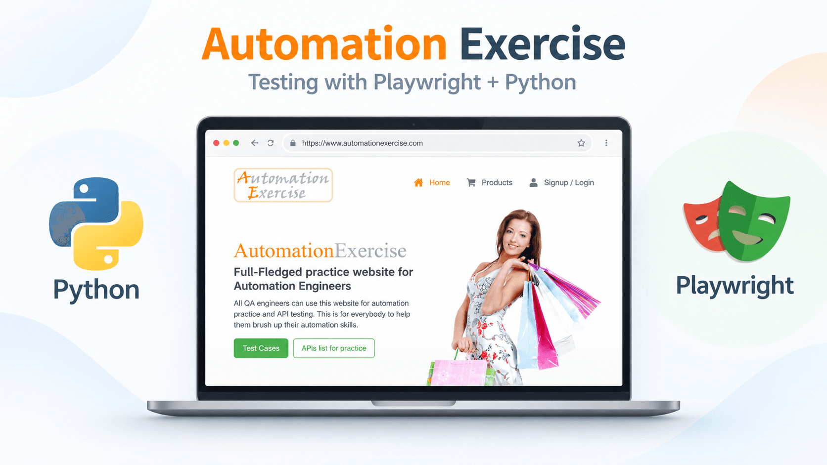 AutomationExercise E2E Playwright Framework project preview